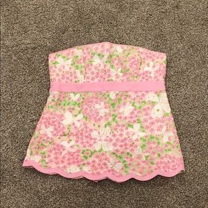 Lilly Pulitzer Strapless Top